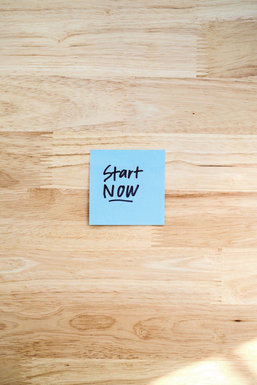 Start by just showing up